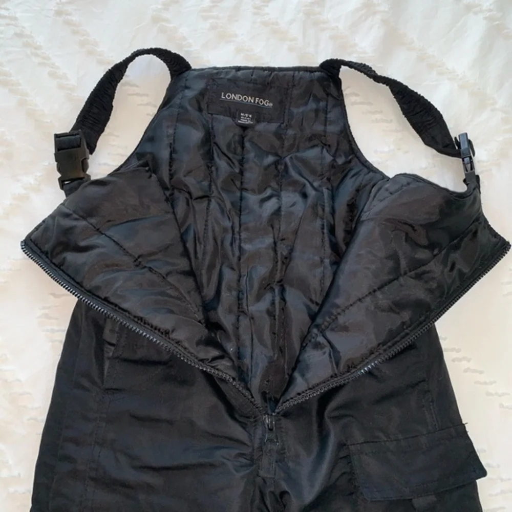 London Fog- YOUTH ski bib‎ overalls sz Med 5/6